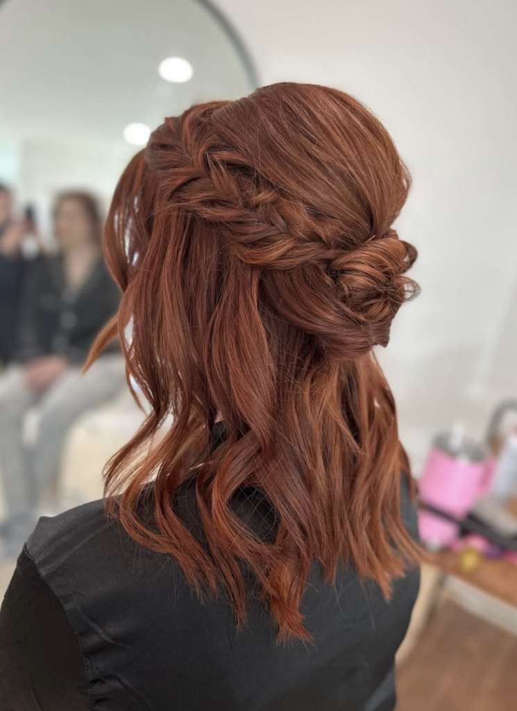 HOUSE OF BRIDES WEDDING PARTY HAIR STYLE
